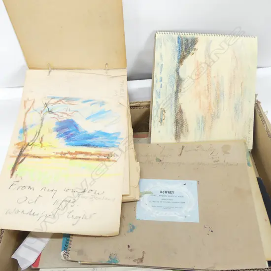 SKETCH BOOKS OF JEAN ALEXANDER 