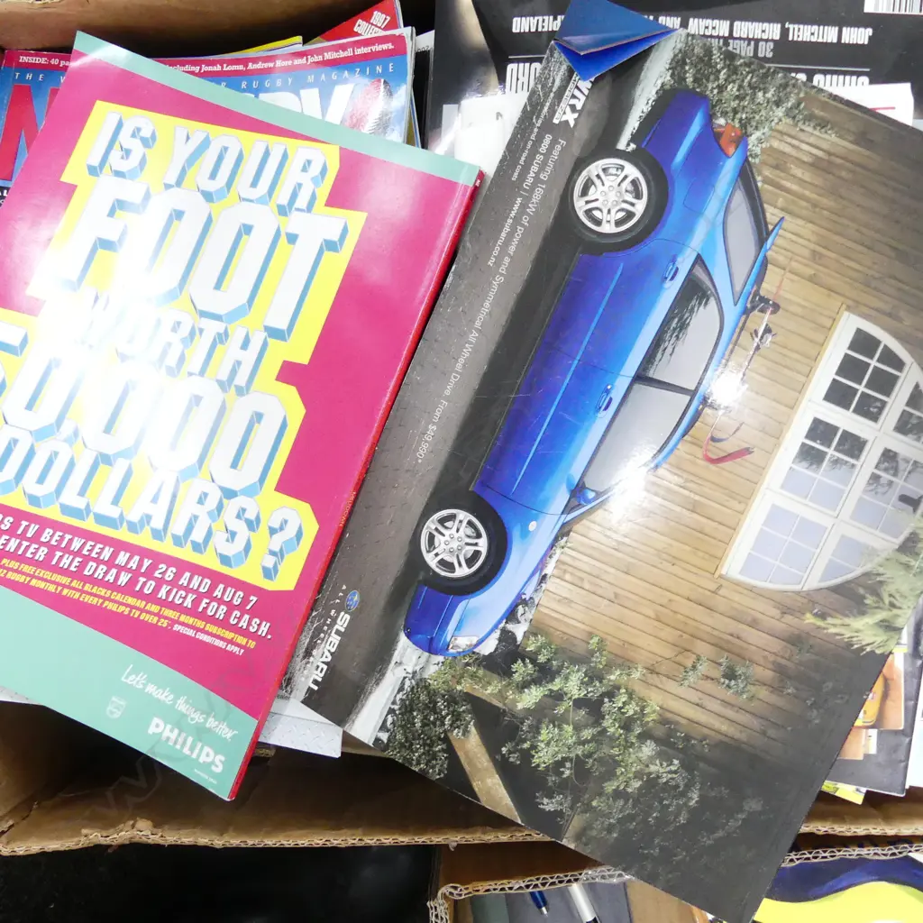 ASSTD VINTAGE NZ MAGAZINES RUGBY ETC Image 1++