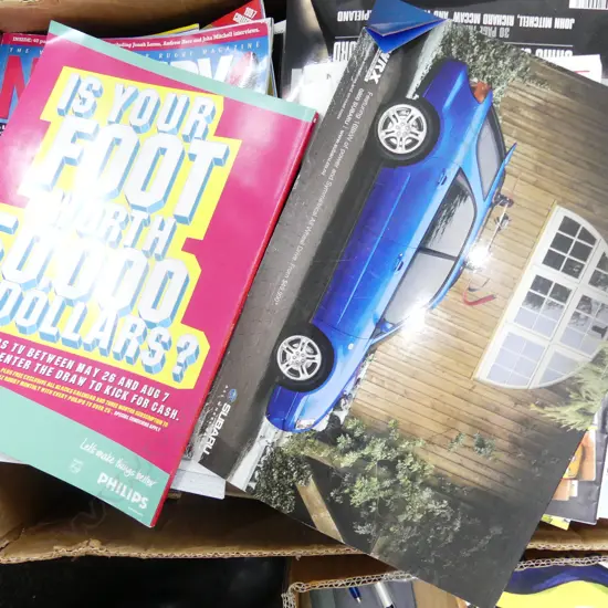 ASSTD VINTAGE NZ MAGAZINES RUGBY ETC