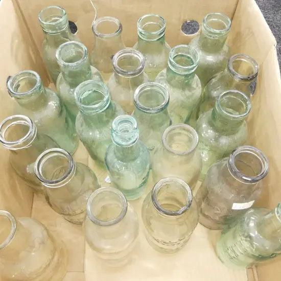 LARGE LOT ASST PRESERVE BOTTLES 