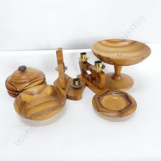 LOT ASST WOODEN SOUVENIR PIECES