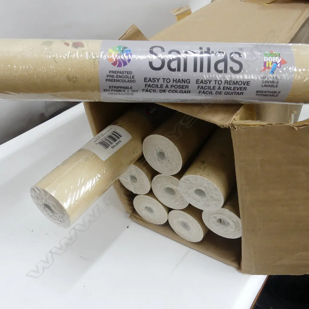 9 ROLLS CANADIAN SANITASA WALLPAPER  Image 1++