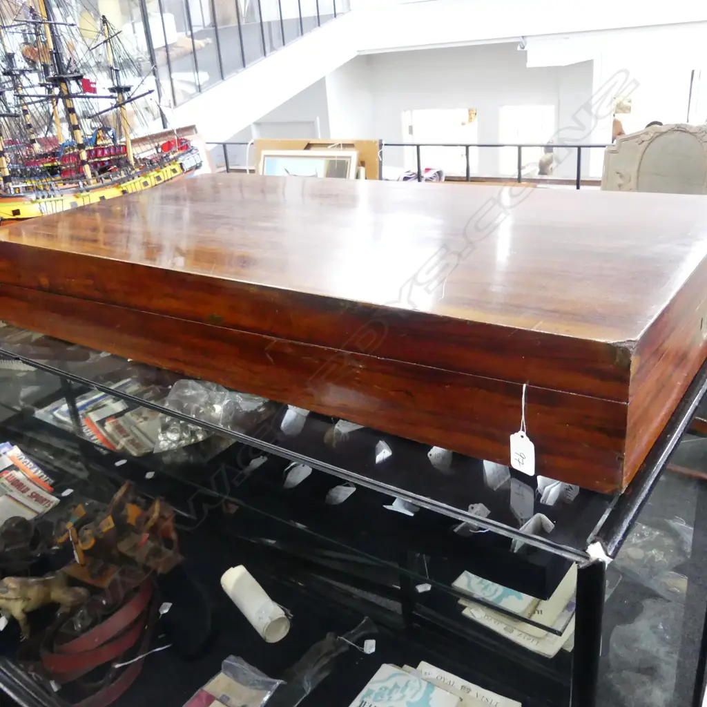 VICTORIAN MAHOGANY FOLDING TABLE TOP BILLIARDS GAME Image 1++