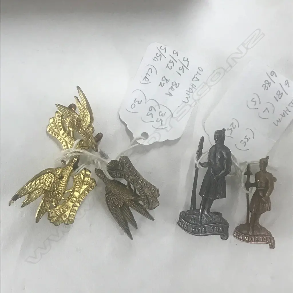 3 x 7th (SOUTHLAND) MOUNTED RIFLES, 8th (SOUTHLAND RIFLES) REGT [2 SIZES] (5) Image 1++