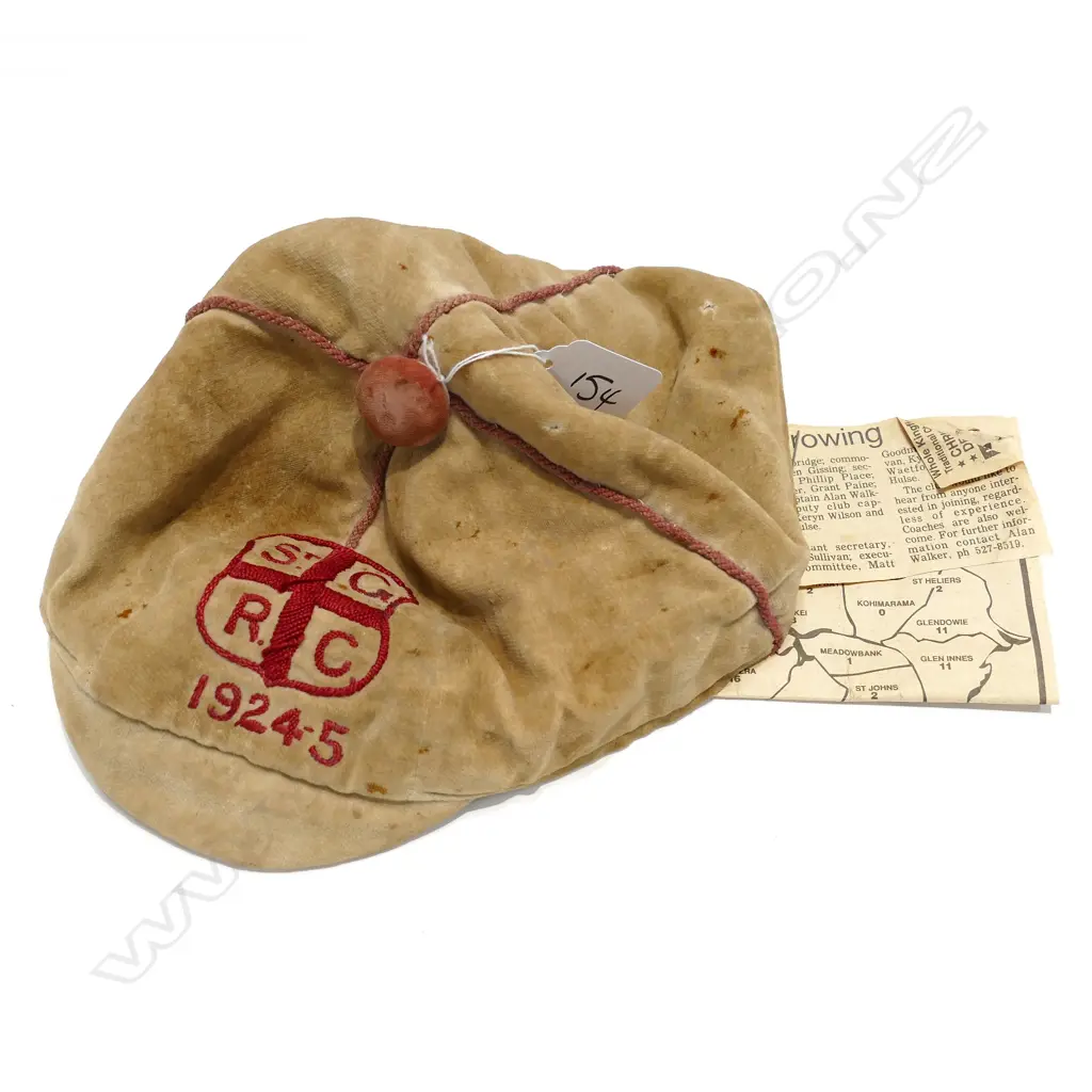 ST GEORGES ROWING CLUB CAP 1924-25 Image 1++