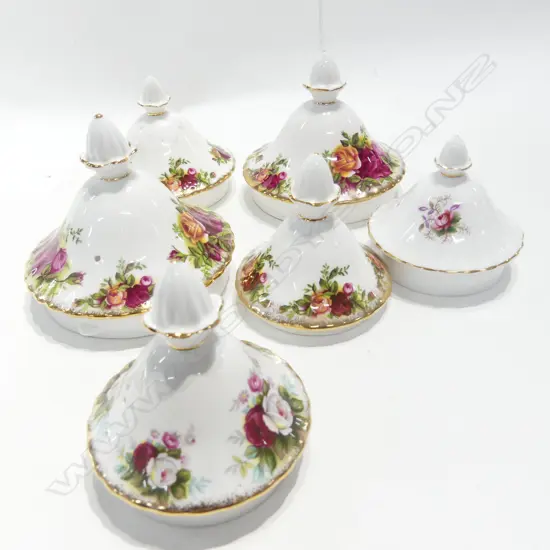 ROYAL ALBERT SPARE TEA POT AND COFFEE POT LIDS