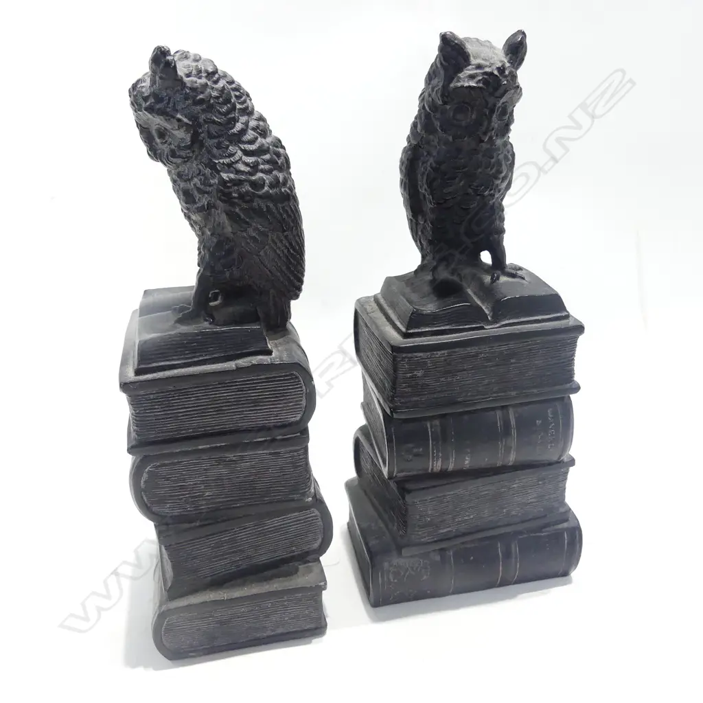 PR OF OWL BOOKENDS H 220 MM Image 1++