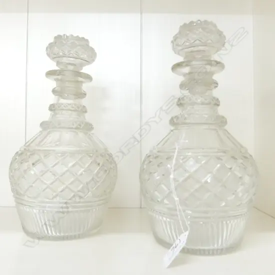PR CUT CRYSTAL DECANTERS