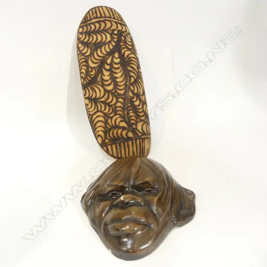 ABORIGINAL WALL MASK + FOOD BOWL