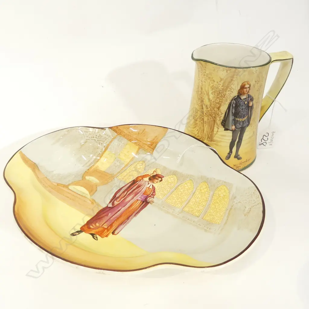 R/DOULTON HAMLET JUG + PLATE Image 1++