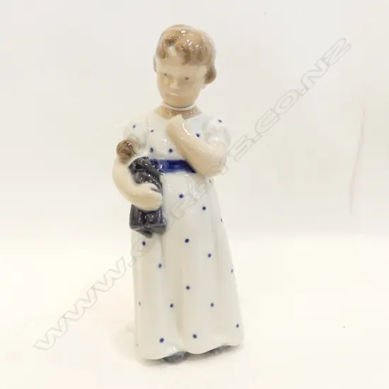 ROYAL COPENHAGEN 3539 GIRL WITH DOLL
