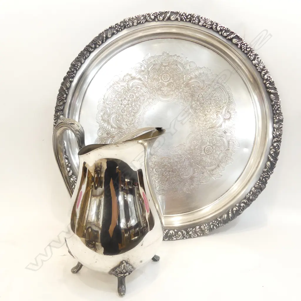 EPNS JUG AND TRAY Image 1++