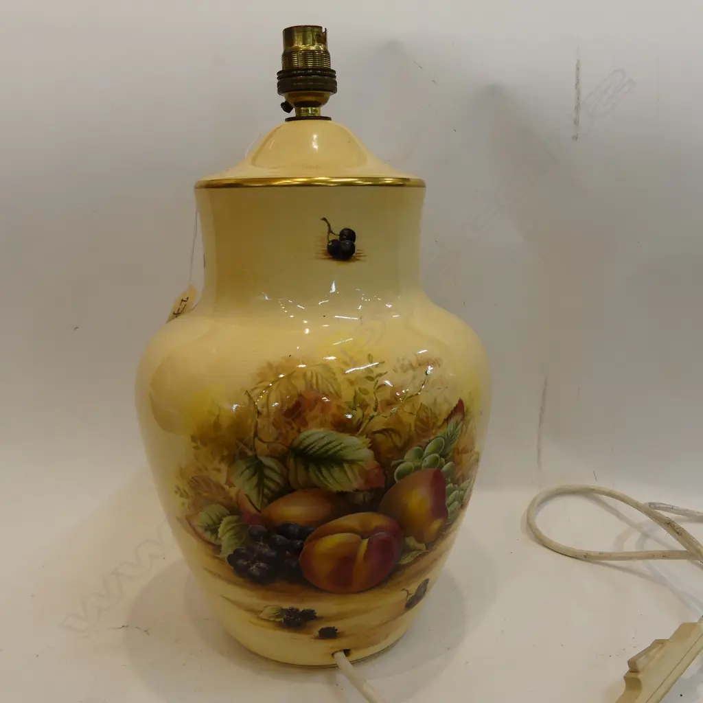 AYNSLEY ORCHARD GOLD LAMP BASE Image 1++