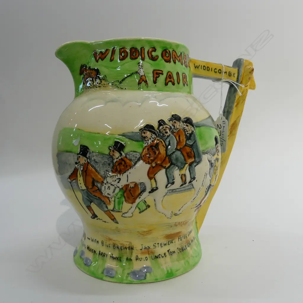 CROWN DEVON WIDDICOMBE FAIR JUG H. 190MM Image 1++