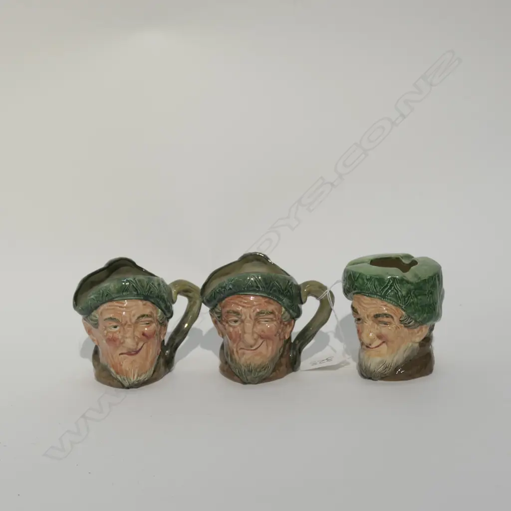 .ROYAL DOULTON C/J SMALL 2 X AULD MAC + 1 X ASHBOWL Image 1++