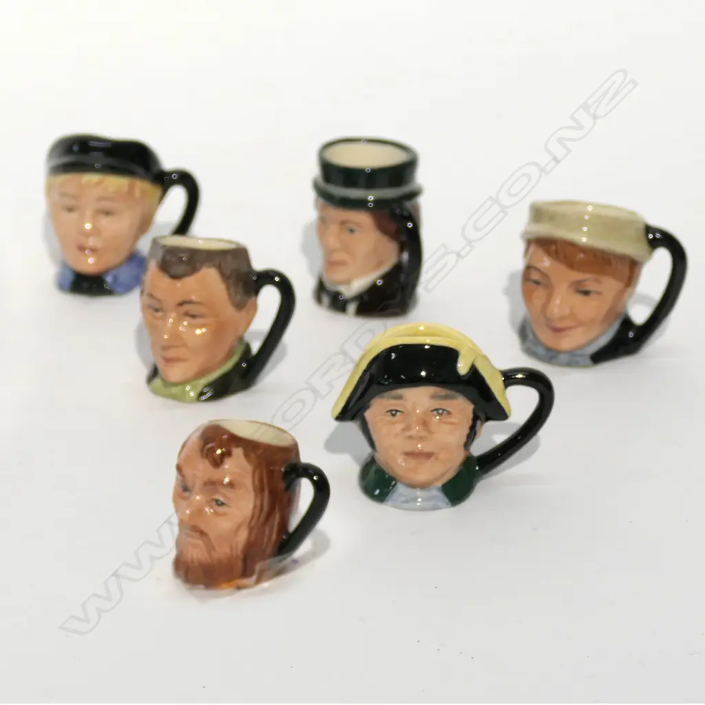ROYAL DOULTON CHARLES DICKENS COMMEMORATIVE CHARACTER JUGS-6 VARIOUS Image 1++