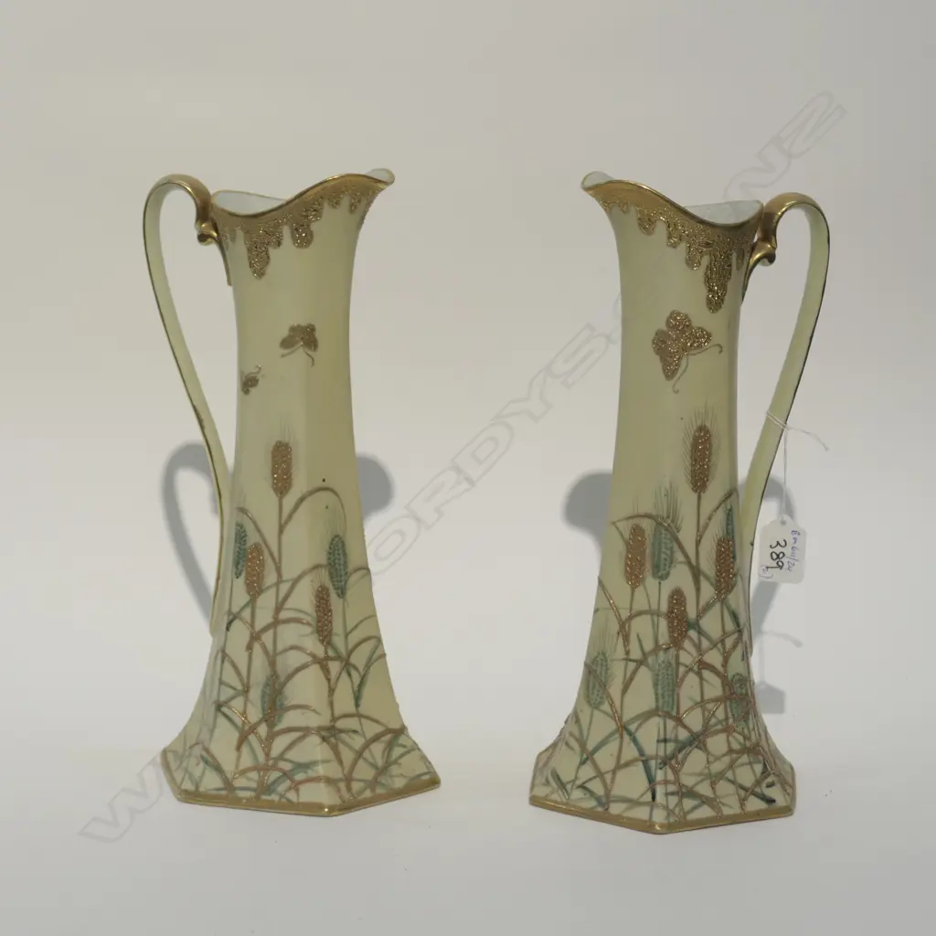 PR NORITAKE HEXAGONAL TALL JUGS H. 320MM Image 1++