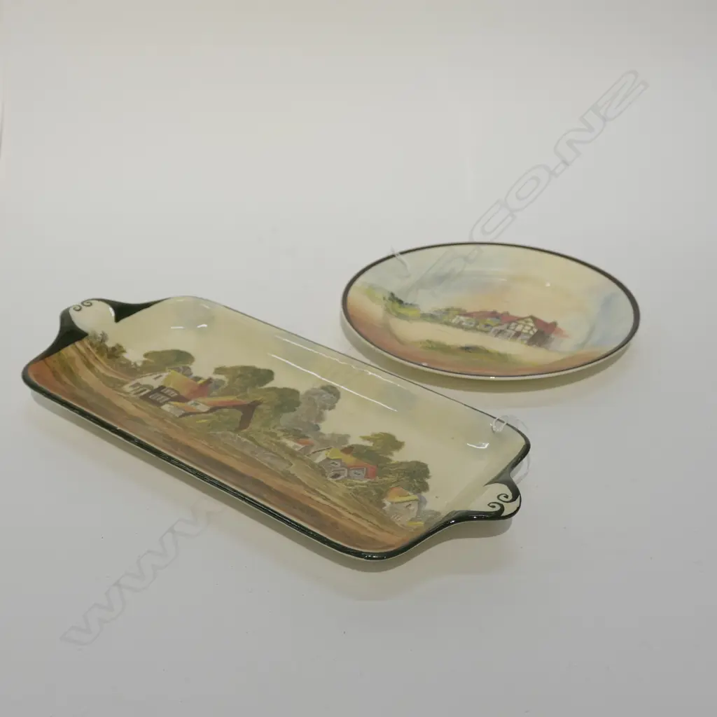 2 R/DOULTON PLATES RED ROOF Image 1++