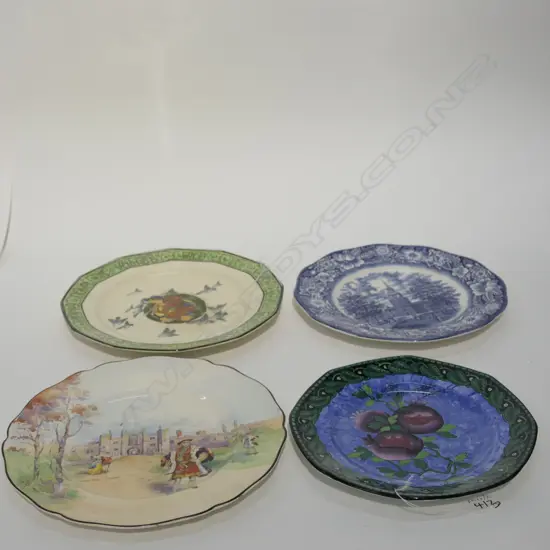 2 R/DOULTON PLATES/MAILING + ONE B/W DIA 260 MM