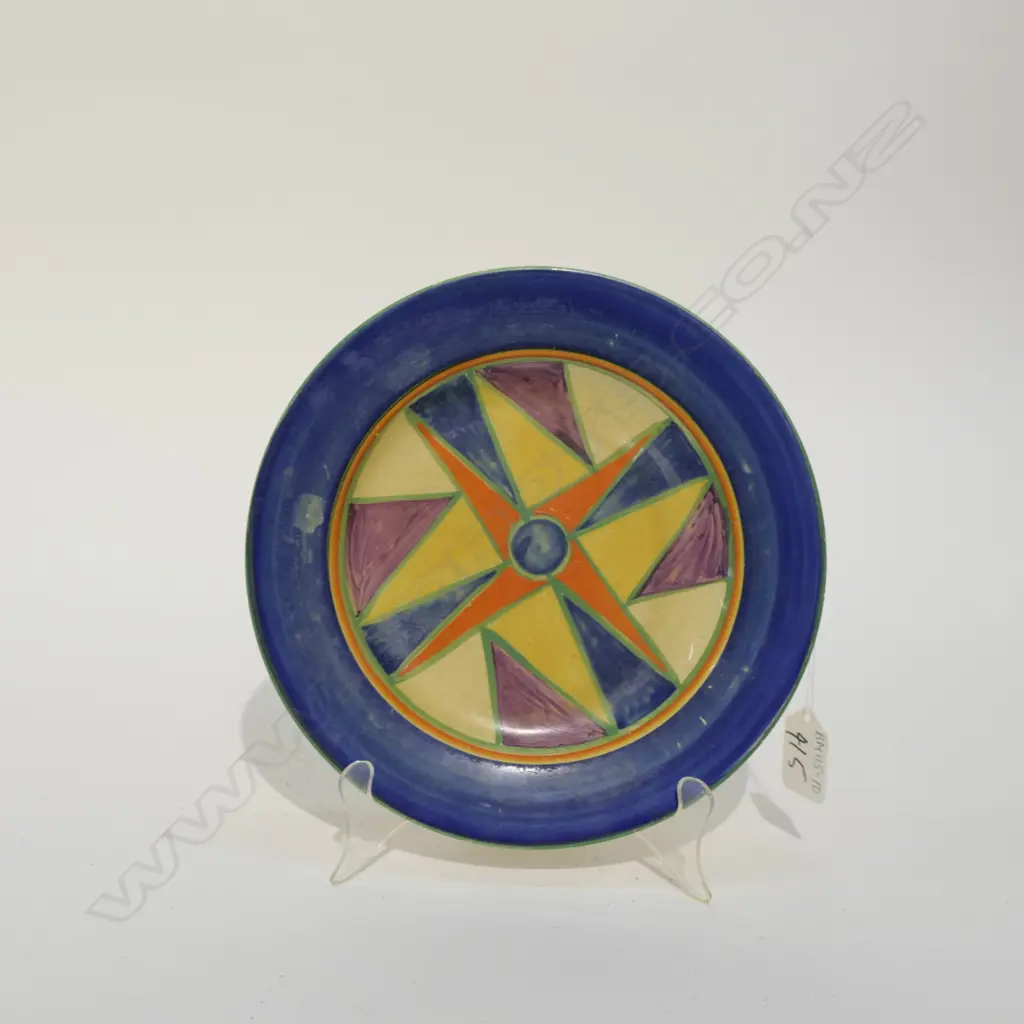 CLARICE CLIFF PLATE (AF) Image 1++