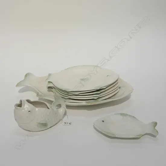 SHORTER & SONS FISH SET 6 PERSON 