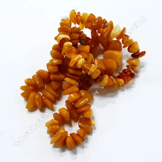 AMBER NECKLACE & BRACELET POLISHED NUGGETS