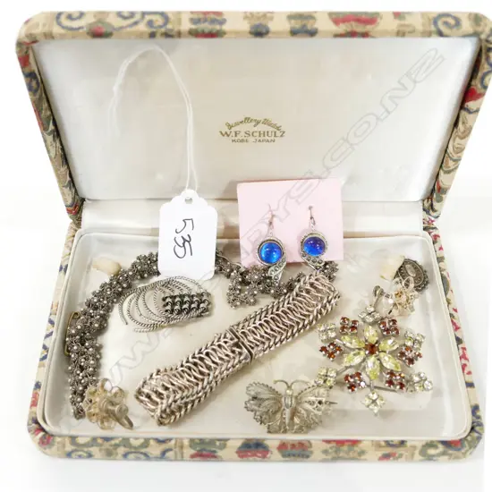 SIL BRACELET/ NECKLACE/ PASTE BROOCH/ EARRINGS ETC