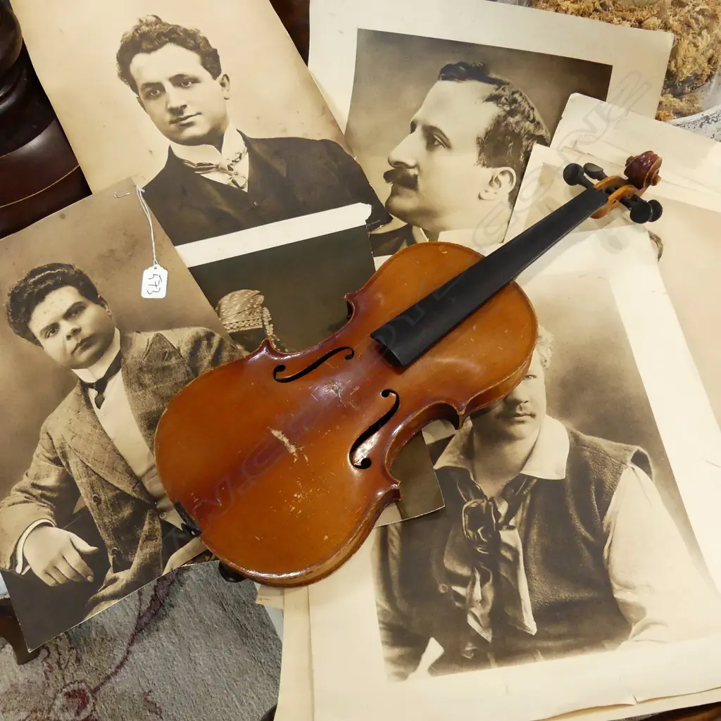 12 EDWARDIAN OPERA STARS PORTRAITS AND VIOLIN Image 1++