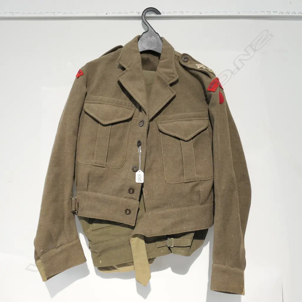 VINTAGE ROYAL N.Z ENGINEERS UNIFORM JACKET AND PANTS Image 1++