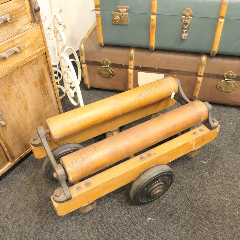 SET OF ROLLERS ON TROLLEY L. 780MM Image 1++