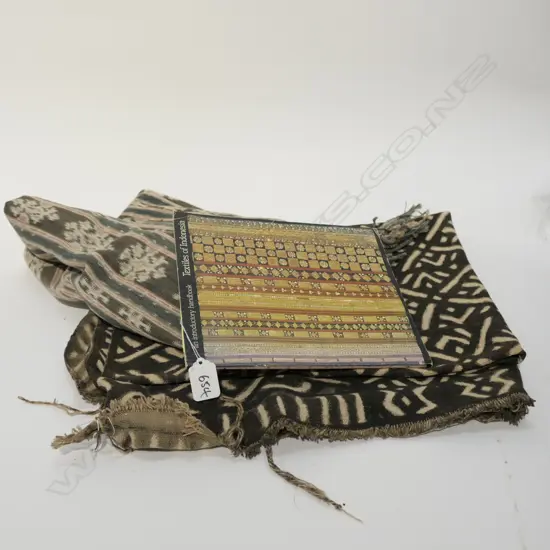 TWO X VINTAGE INDONESIAN IKAT WEAVING + BOOK