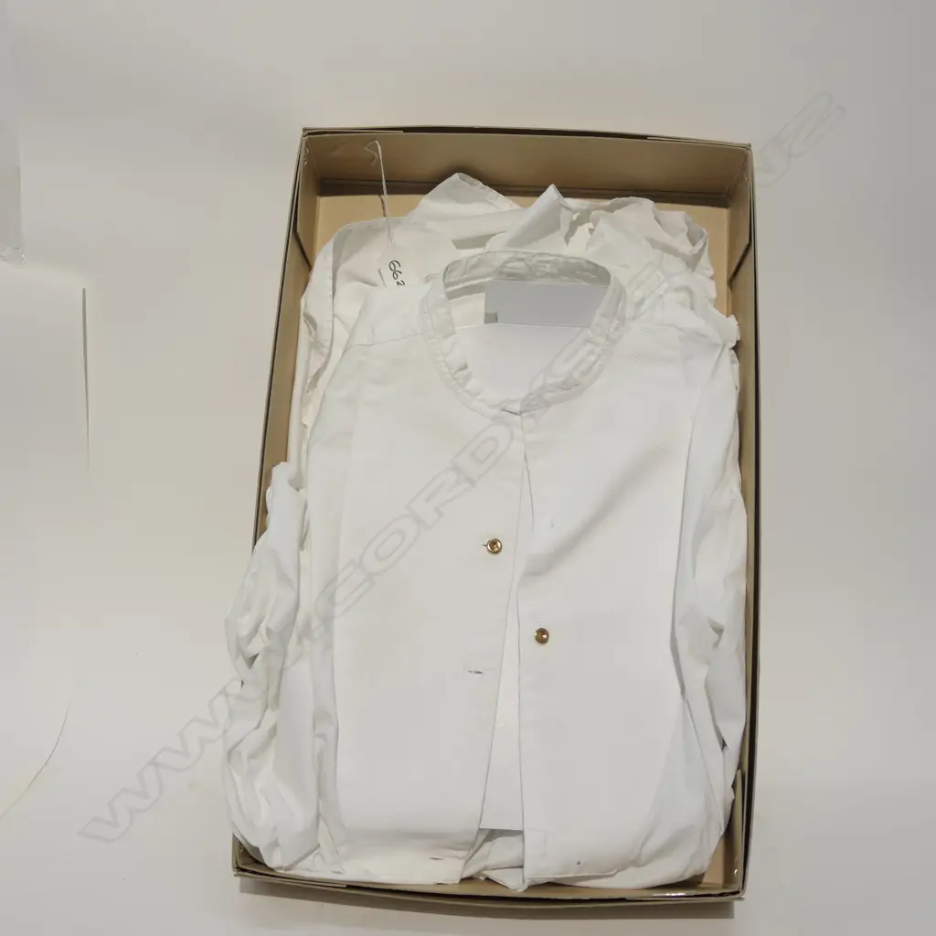 TWO GENTS DINNER JACKET SHIRTS Image 1++