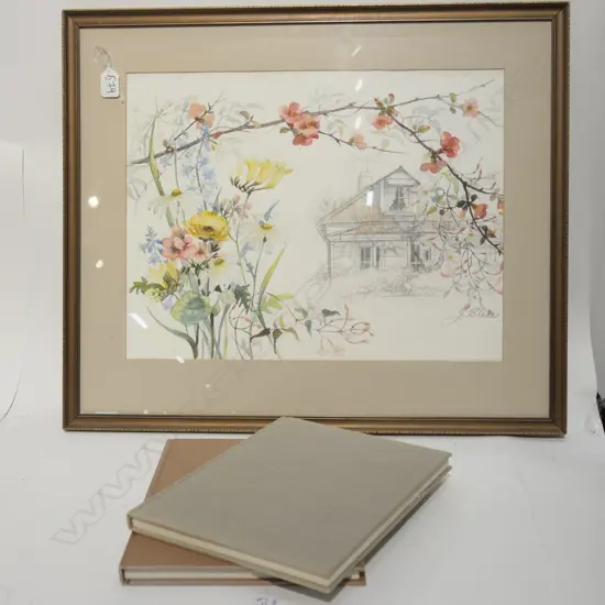 W/C JOYCE BLAKE AND 2 ASSOCIATED GARDENING BOOKS