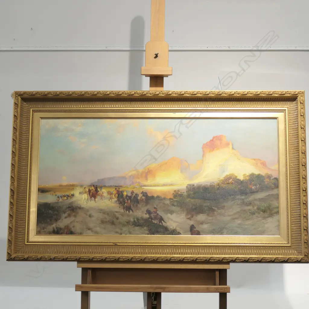 GILT FRAMED REPRODUCTION PAINTING 640 X 1120MM Image 1++