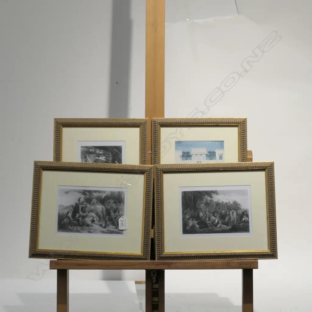 4 FRAMED REPRODUCTION PRINTS Image 1++