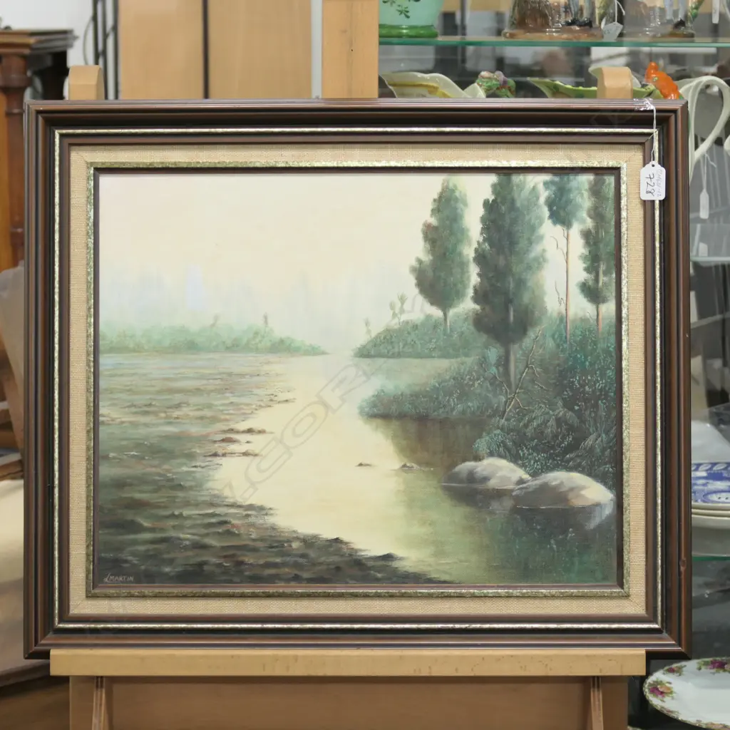 L MARTIN OIL FIORDLAND STH IS. NZ Image 1++