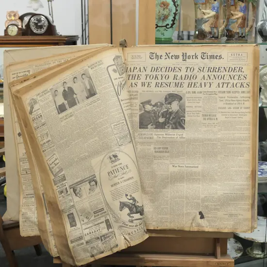 BOUND N.Y TIMES AUGUST 1945