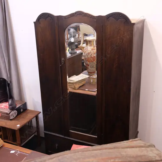 OAK 1940'S WARDROBE H. 880MM