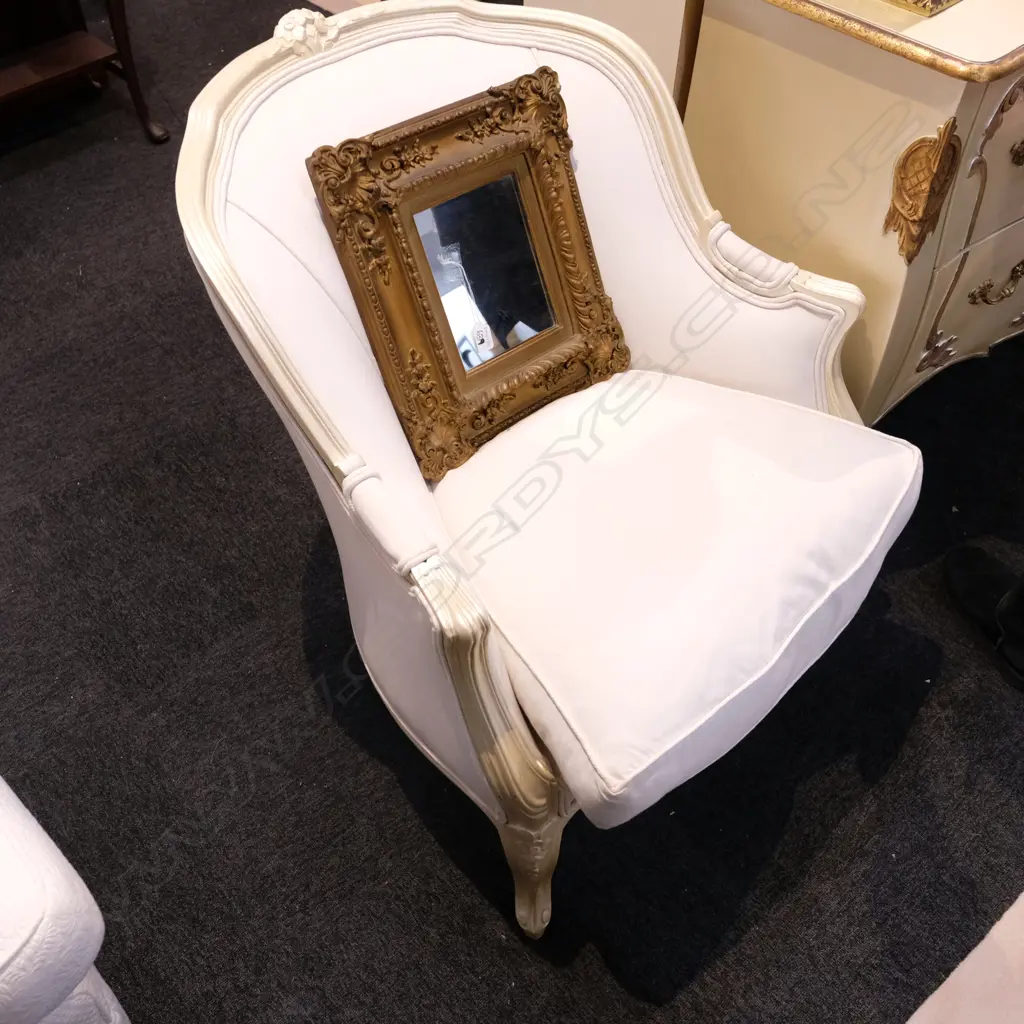 FRENCH CHATEAU STYLE ARMCHAIR H. 880MM Image 1++