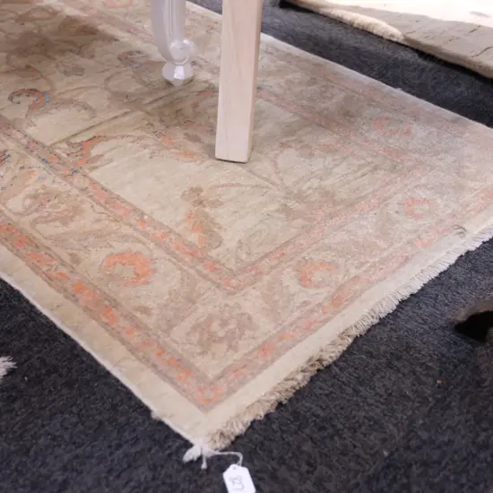 PERSIAN HAND KNOTTED RUNNER RUG PALE TONES