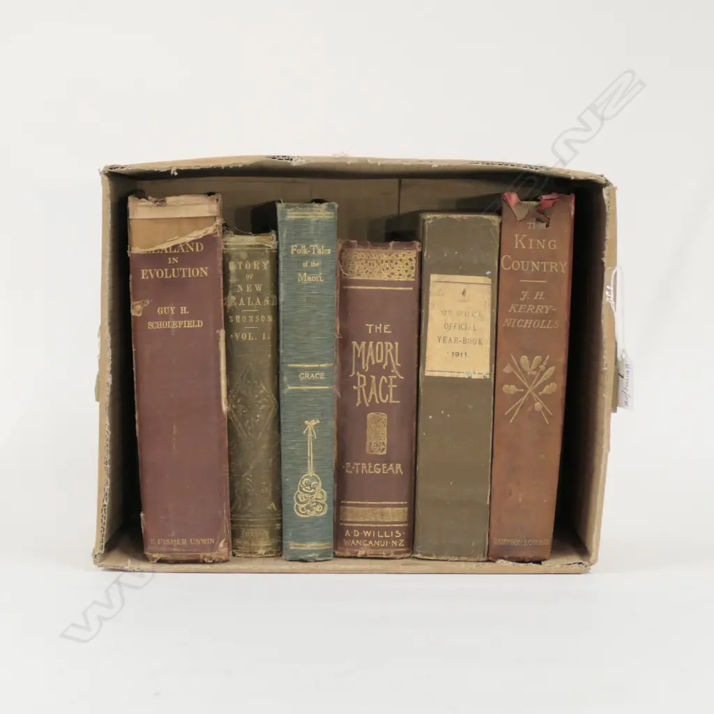 6 BOOKS RELATING TO NZ MAORI RACE ETC. Image 1++