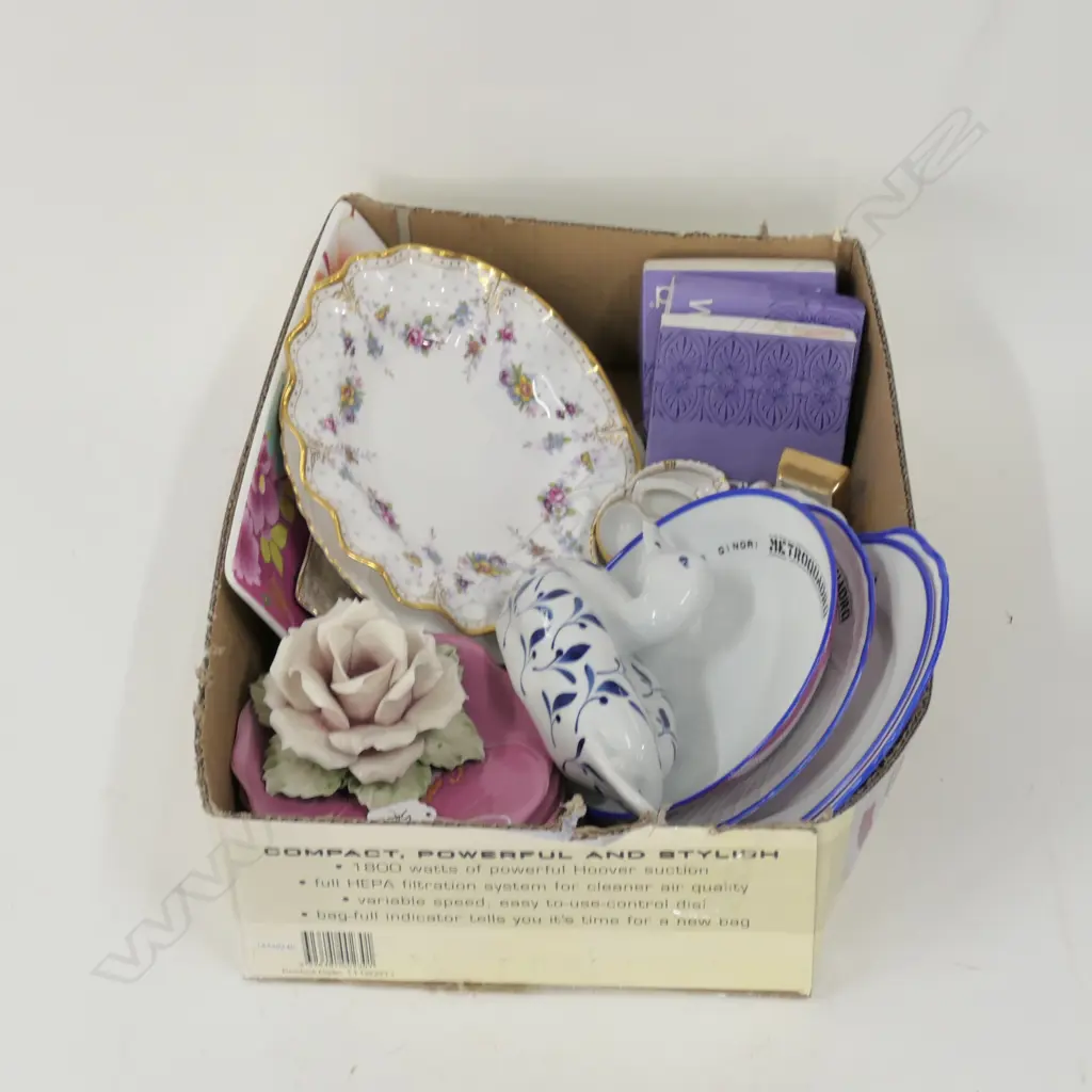 LOT ASST CHINA INCL. CAPODIMONTE / RCD / WEDGWOOD, ETC. Image 1++