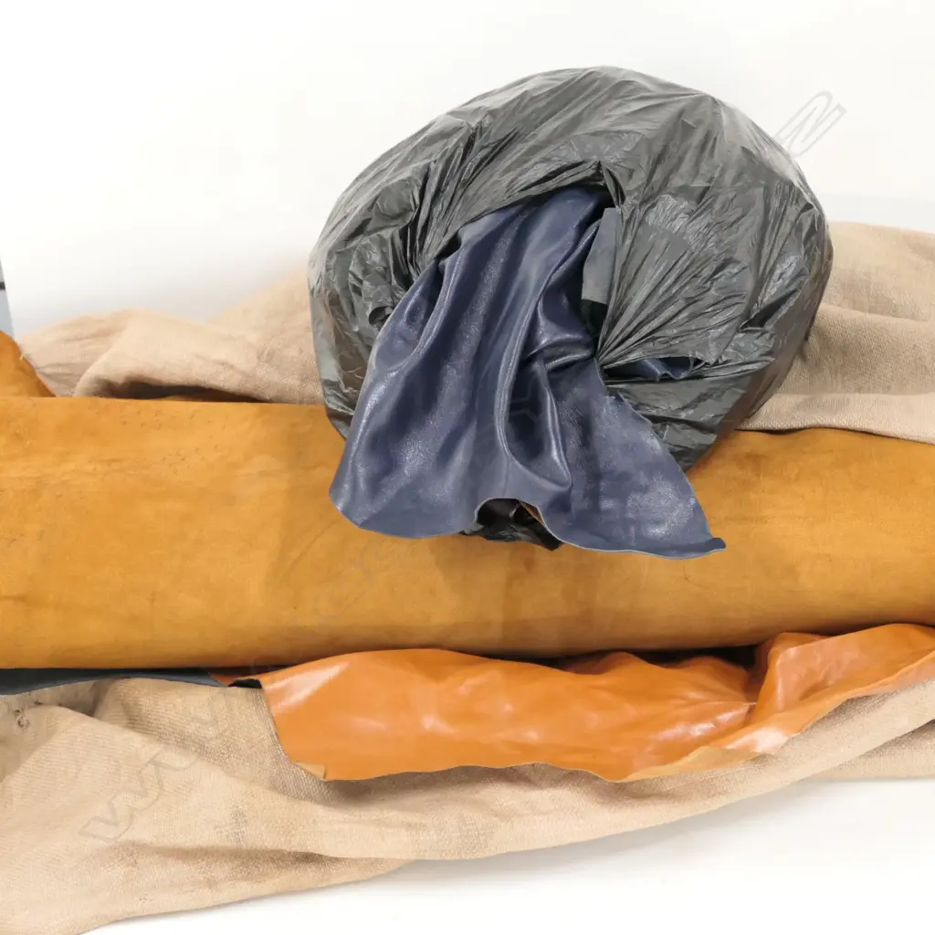 LARGE LOT OF ASST COLOURED LEATHER Image 1++