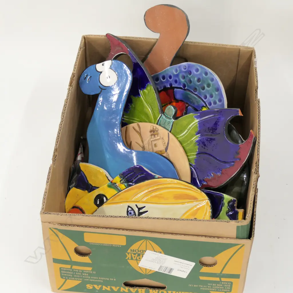 COLLECTION OF MORRIS & JAMES POTTERY TILES  Image 1++