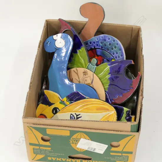 COLLECTION OF MORRIS & JAMES POTTERY TILES 