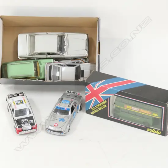 7 ASST DIE CAST CARS BURAGO/CAMAI/ SOLINO ETC