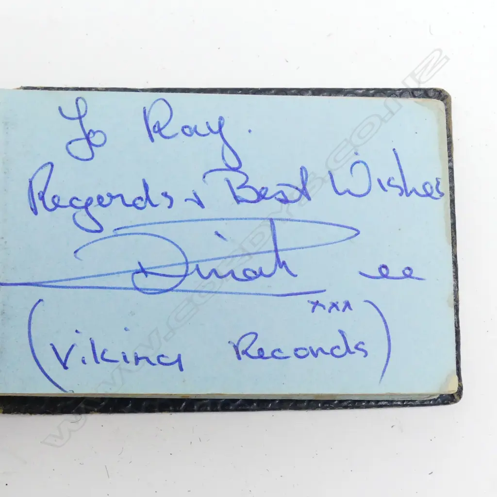 A small autograph book Image 1++