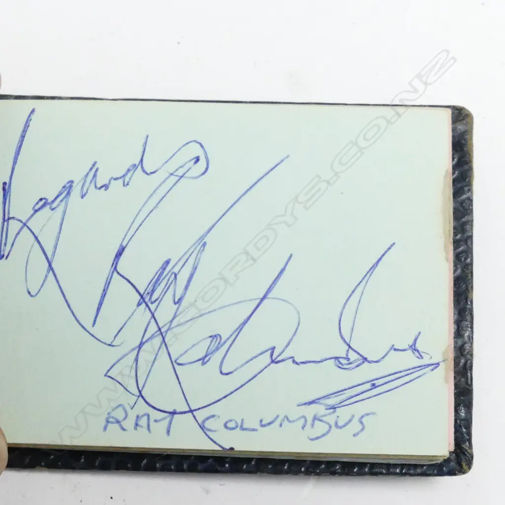 A small autograph book Image 1++