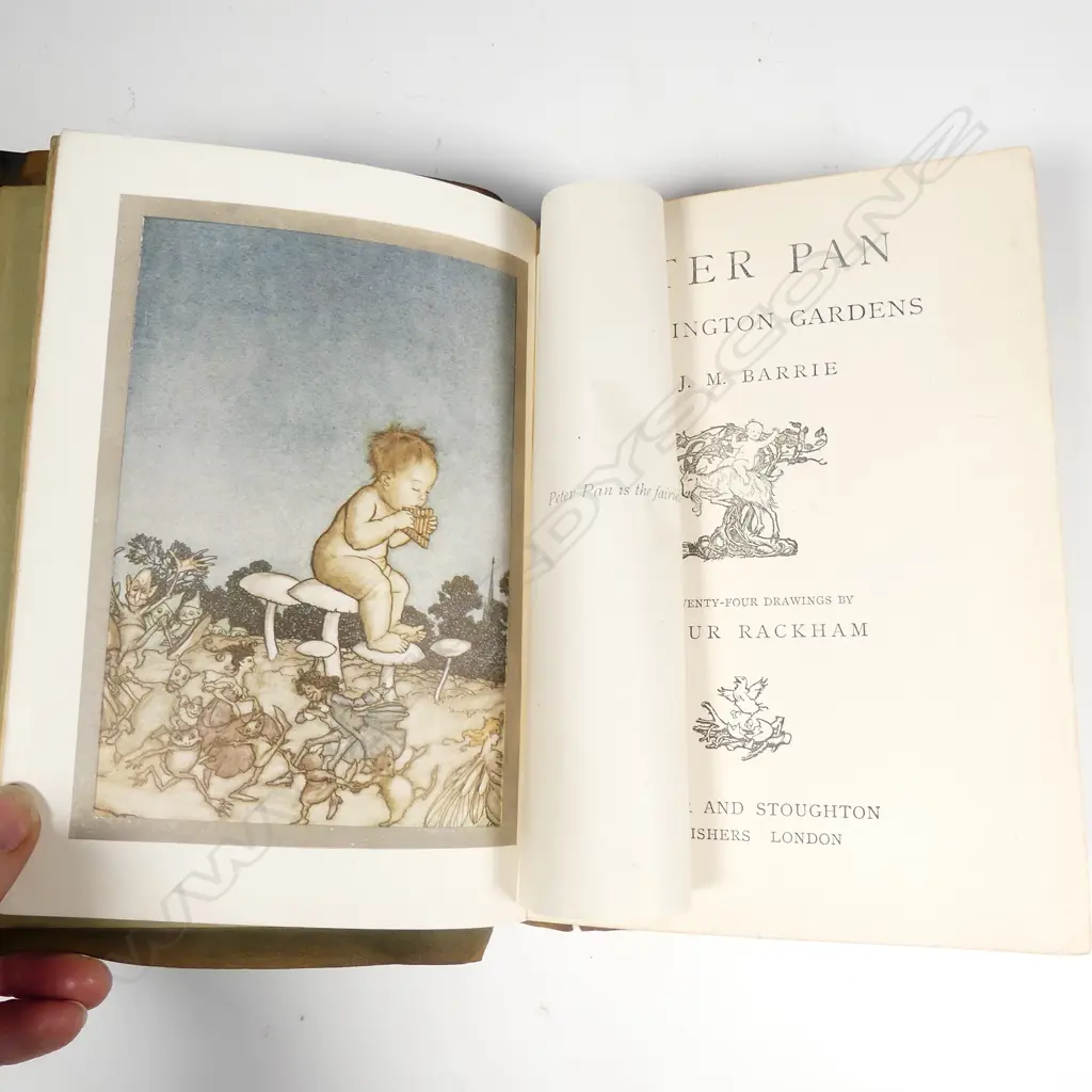 A lovely early edition of Peter Pan in Kensington Gardens by J.M. Barrie Image 1++
