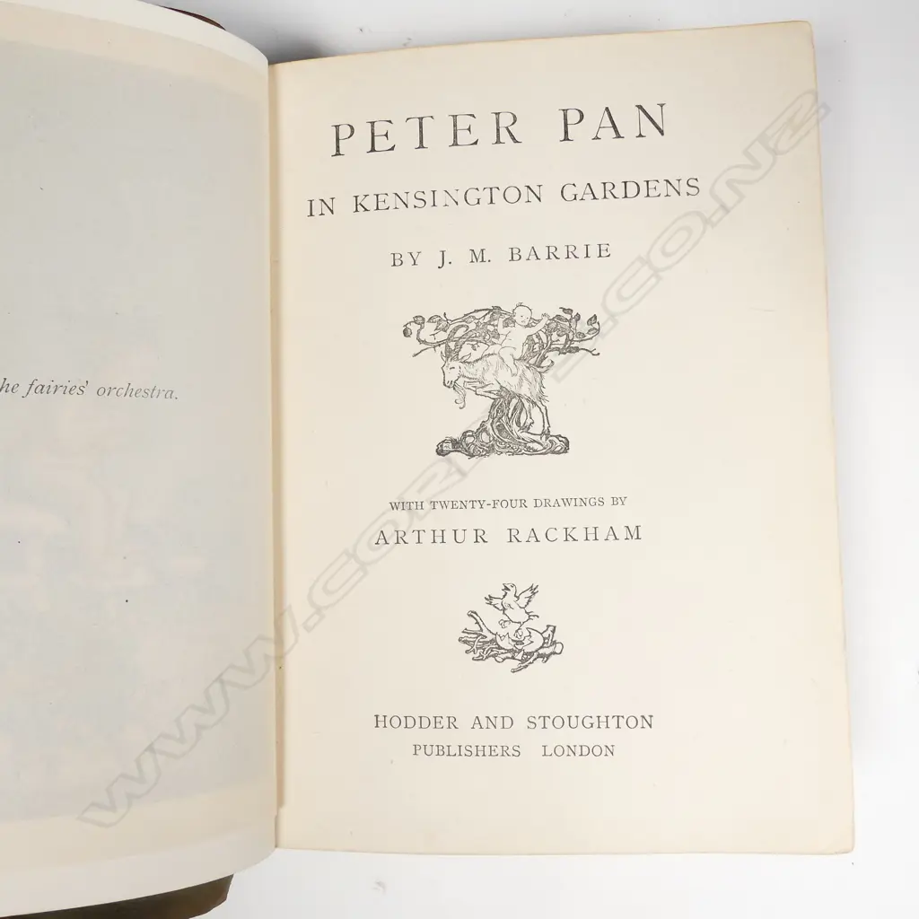 A lovely early edition of Peter Pan in Kensington Gardens by J.M. Barrie Image 1++